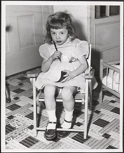 Donna Marie Noe in her new home at 6 Copeland street, Malden