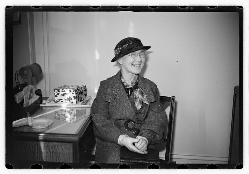 Mrs. Townsend, wife of Townsend old age plan