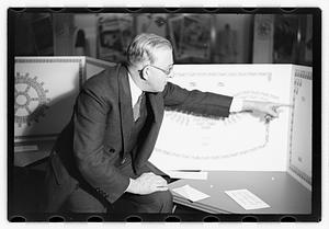 Ernest D. Chase pres., birthday card of stamps