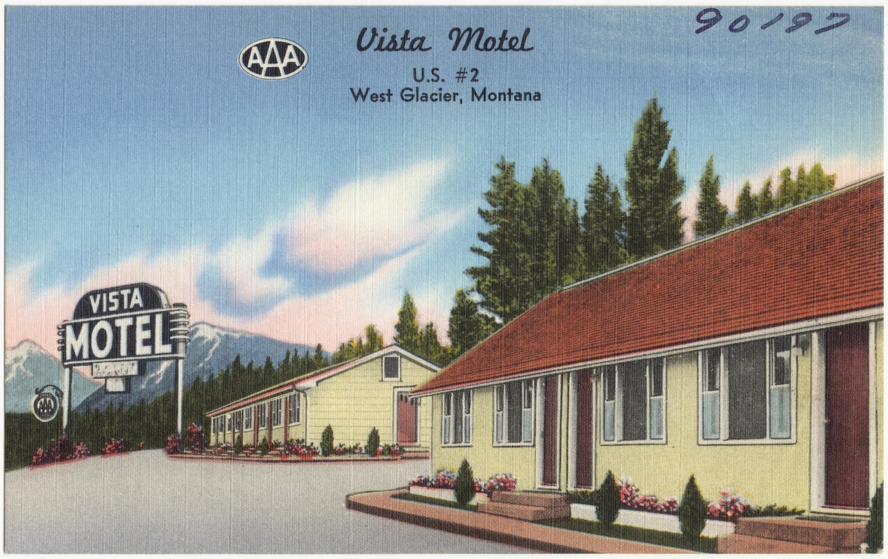 Vista Motel, U.S. #2, West Glacier, Montana