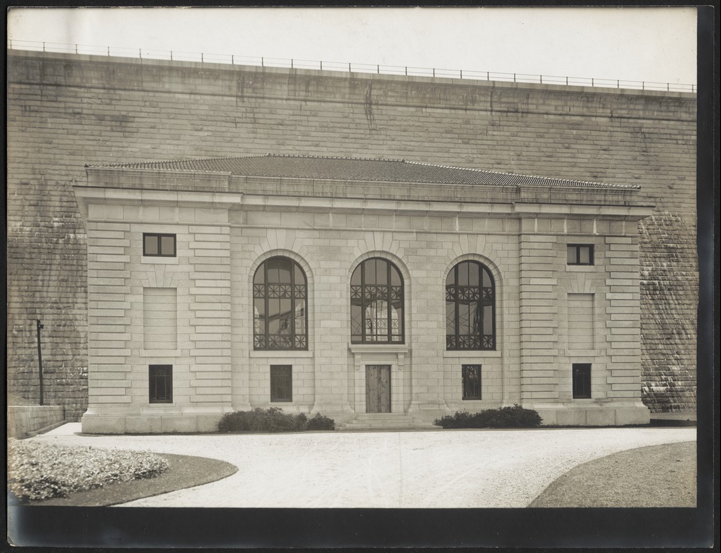 Wachusett Dam, Lower Gatehouse, Clinton, Mass., Aug. 31, 1908