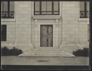 Wachusett Dam, Lower Gatehouse, entrance, Clinton, Mass., Aug. 31, 1908