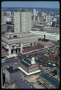 Kennedy Office Building, City Hall, and Faneuil Hall, Boston