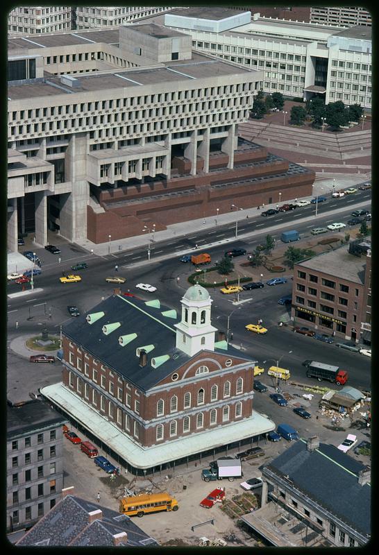 City Hall and Faneuil Hall, Boston