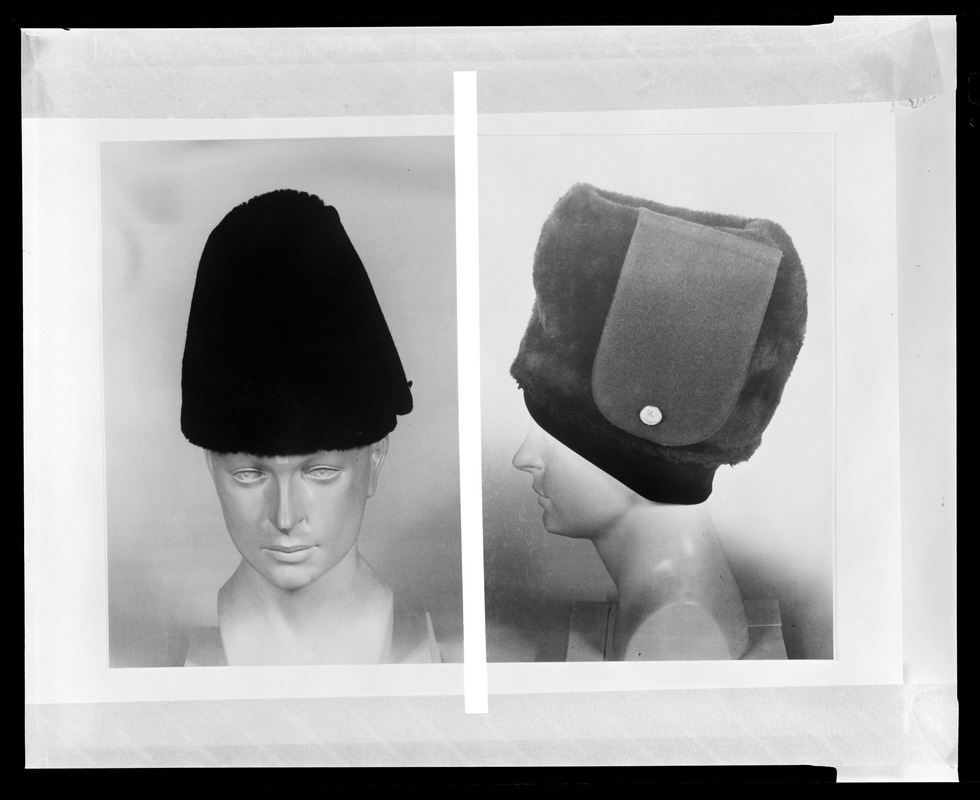 CEMEL, hats, front + side view