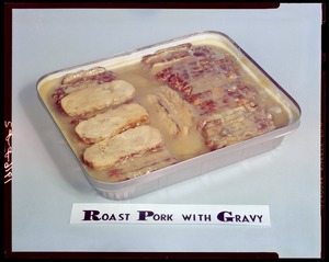Roast pork with gravy