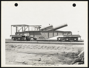 16" Howitzer railway mount model E