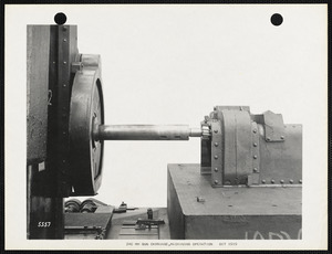 240 MM gun carriage, machining operation