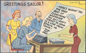 Greetings sailor!