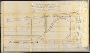 Basement plan of terminal station at Boston, Massachusetts, for the N.Y.N.H & H. and B. & A. railroads