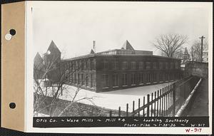 Otis Co., Ware Mills, Mill #4, looking southerly, Ware, Mass., Jan. 30, 1936