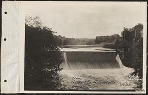 Gilbert Co., dam, upper fall, Gilbertville, Hardwick, Mass., Jun. 8, 1928