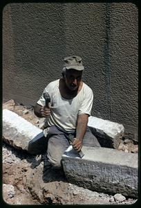 Stoneworker, Athens, Greece