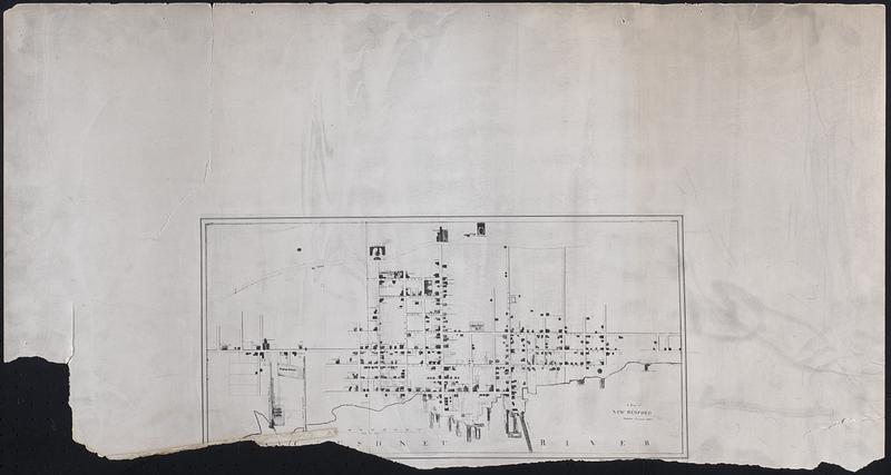 A Map of New Bedford drawn 1815