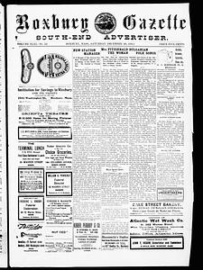 Roxbury Gazette and South End Advertiser, December 30, 1911