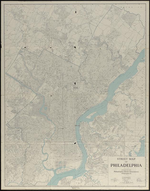 Street map of Philadelphia