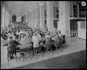 Fine Arts Reading Room, West Gallery, Central Library, Boston Public Library