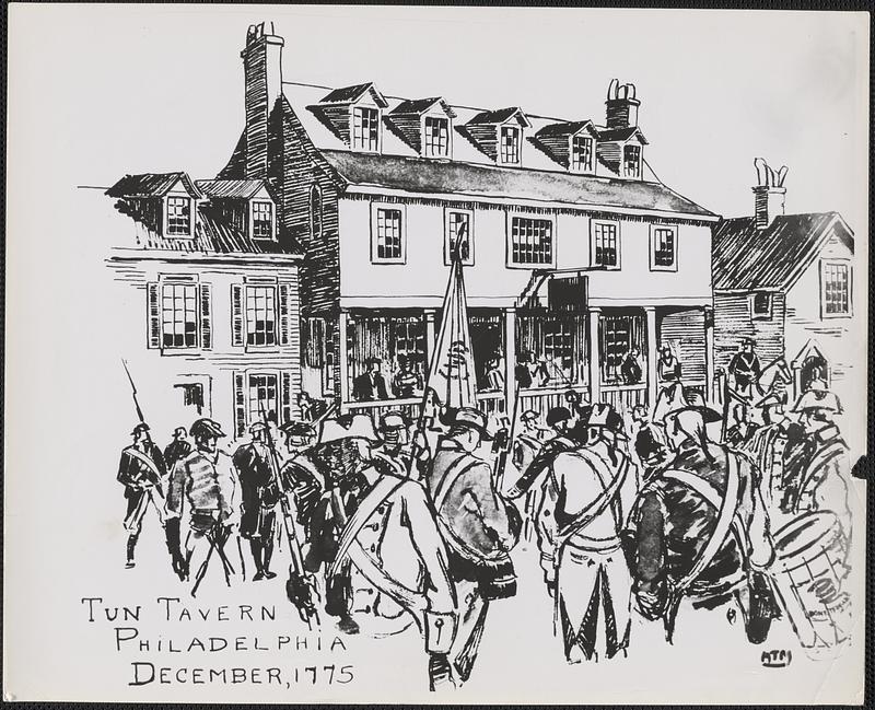 Tun Tavern, Philadelphia, December 1775 - Digital Commonwealth