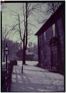 Ashley House in winter, Deerfield
