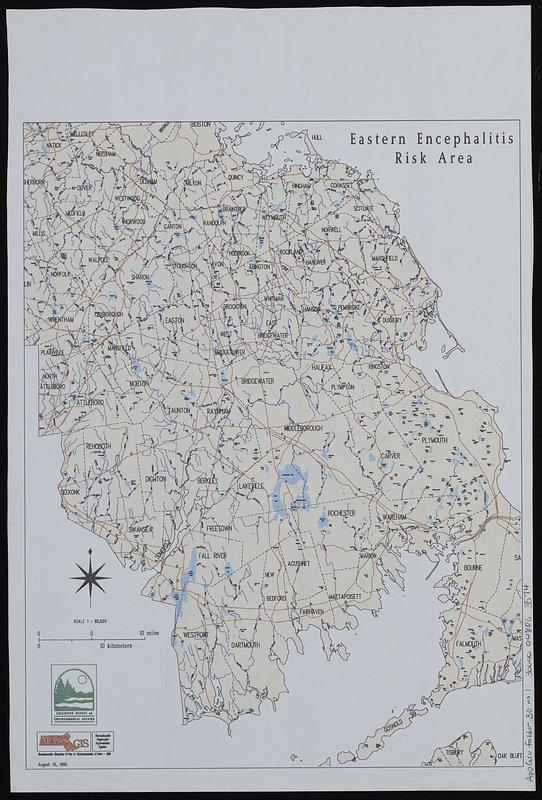 Eastern encephalitis risk area