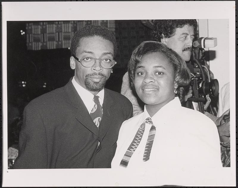 Spike Lee and a young woman