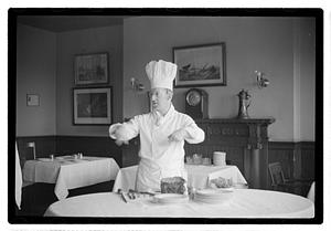 Max Hofer, pres. Of Epicurean Club and chef of the Union Club