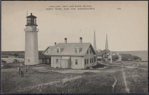 Highland Light and radio beacon, North Truro, Cape Cod, Massachusetts