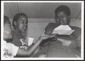Damien, Leah, and Liz back in the day