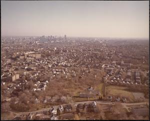 Aerial photo of Boston
