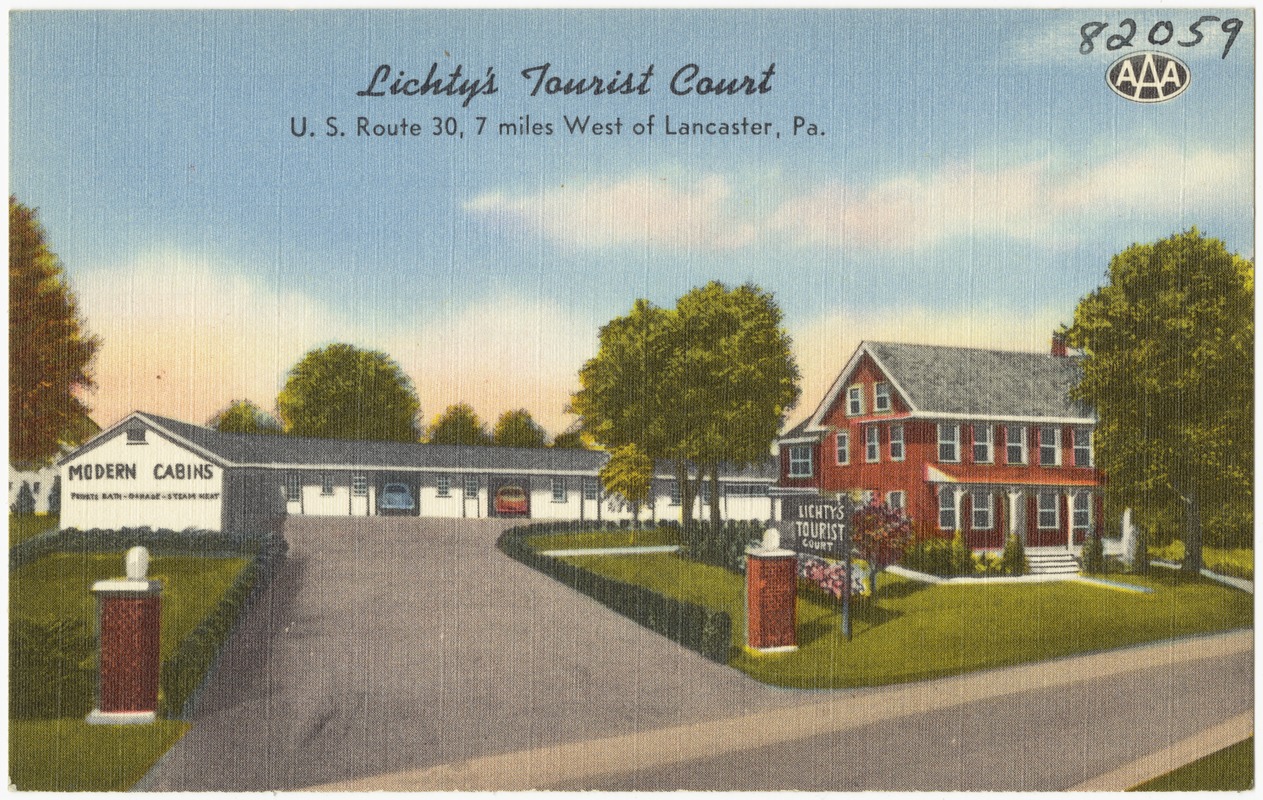 Lichty's Tourist Court, U.S. Route 30, 7 miles west of Lancaster, Pa.