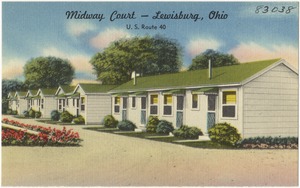 Midway Court -- Lewisburg, Ohio, U.S. Route 40