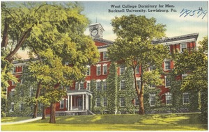 West college dormitory for men, Bucknell University, Lewisburg, Pa.