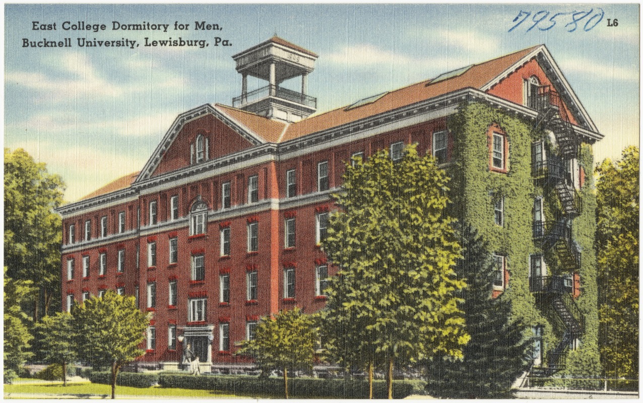 East college dormitory for men, Bucknell University, Pa.
