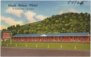 West's Deluxe Motel, 14 motel units -- 8 cabins