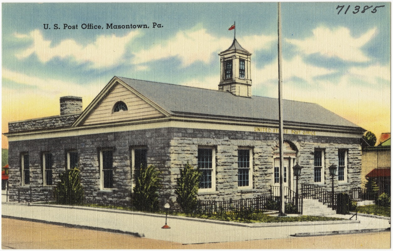 U.S. Post Office, Masontown, Pa. Digital Commonwealth