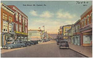 Oak Street, Mt. Carmel, Pa.