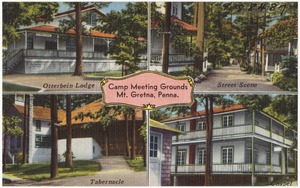 Camp meeting grounds, Mt. Gretna, Penna.