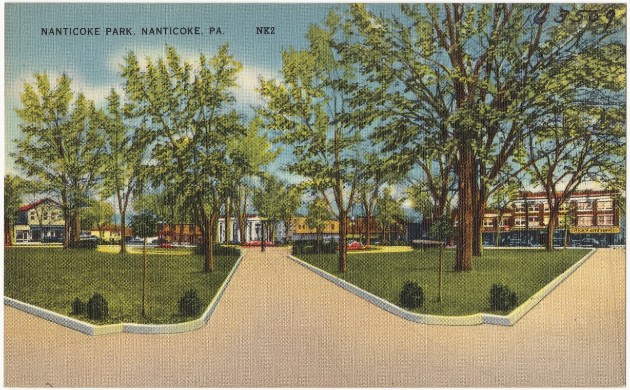 Nanticoke Park, Nanticoke, PA. Digital Commonwealth