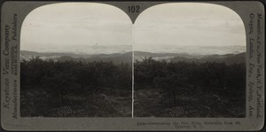 Overlooking the Blue Ridge Mountains from Mt. Toxaway, N.C.