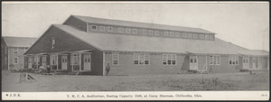Y.M.C.A. auditorium, seating capacity 3500, at Camp Sherman, Chillicothe, Ohio