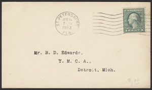 Mr. B. D. Edwards, Y.M.C.A., Detroit, Mich.