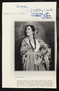 Dorothy Francis appearing with American Opera Company