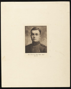 First Lieutenant Albert Edgar Angier, D.S.C.
