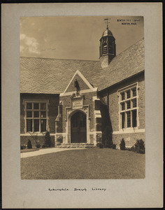 Auburndale branch, exterior, cupola, entrance