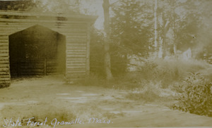 Granville State Forest, shelter on island