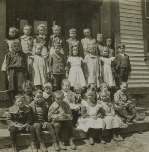 Old Village School unidentified class picture