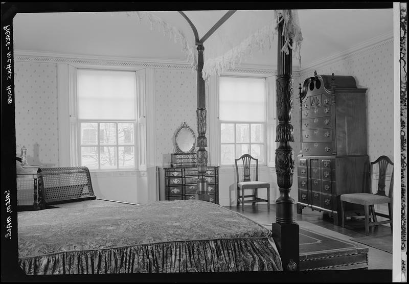 Peirce-Nichols House, Salem, interior, bedroom