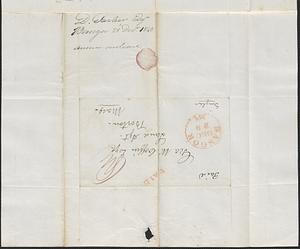Dominicus Parker to George Coffin, 28 December 1840