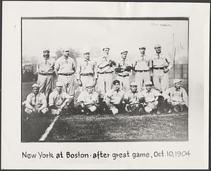 FIRST 'YANKEE' GAME: April 23, 1903 - Behind the pitching of Harry Howell,  the New York Highlanders win their 1st …