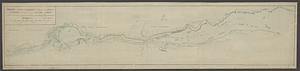 Sketch of the river St Lawrence from Montreal to the island of St Barnaby on the south side, and the islands of Jeremy on the north side of the river, by order of his Excellency James Murray Esqr Governor of Quebec &ca